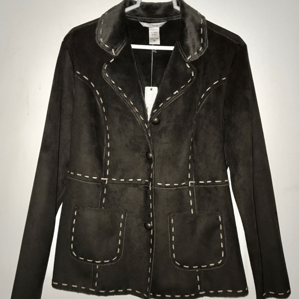 NWT Two Star Dog Machine Wash Chocolate Jacket M